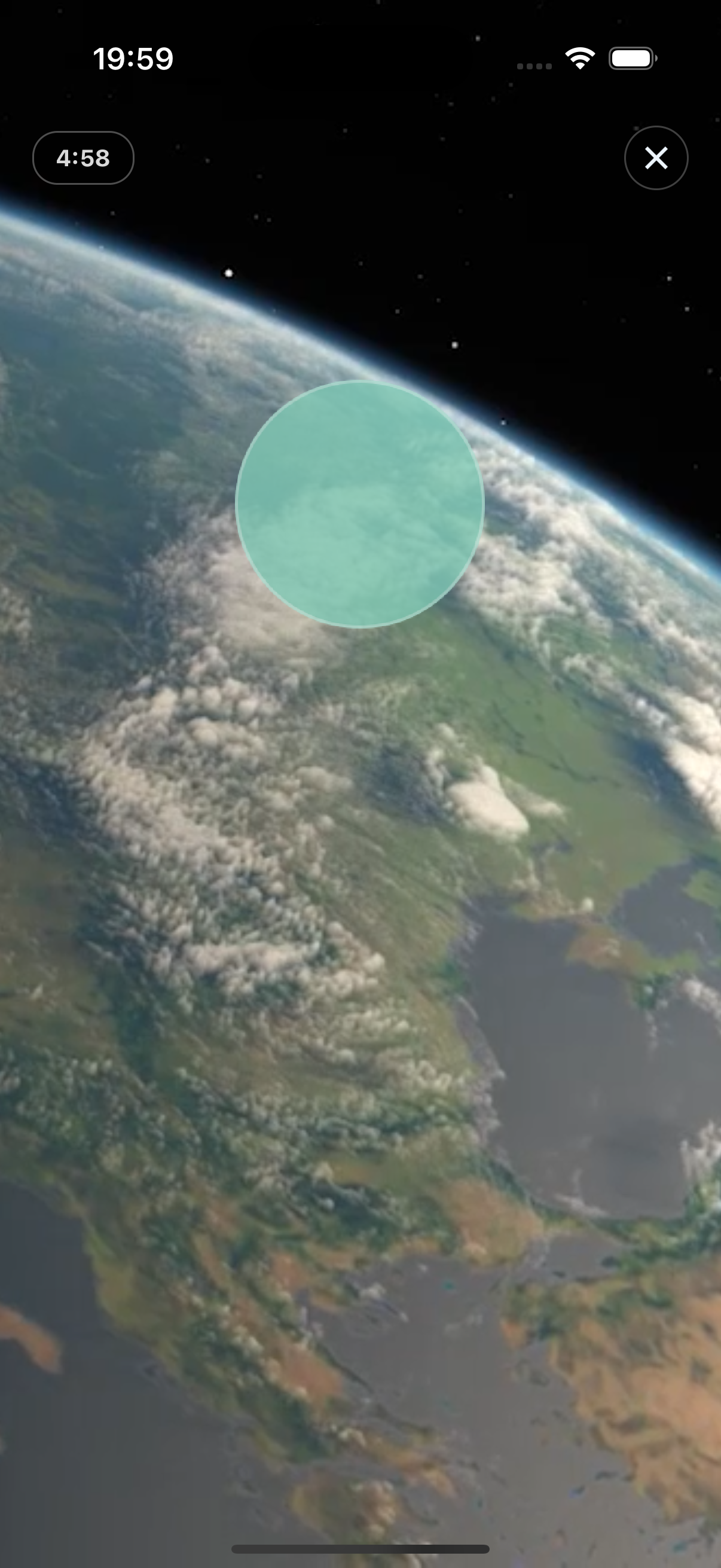 Earth background session