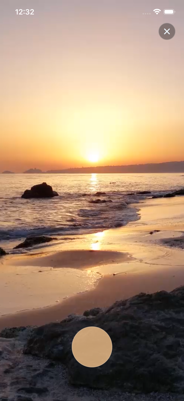 Sitzung mit Strandhintergrund