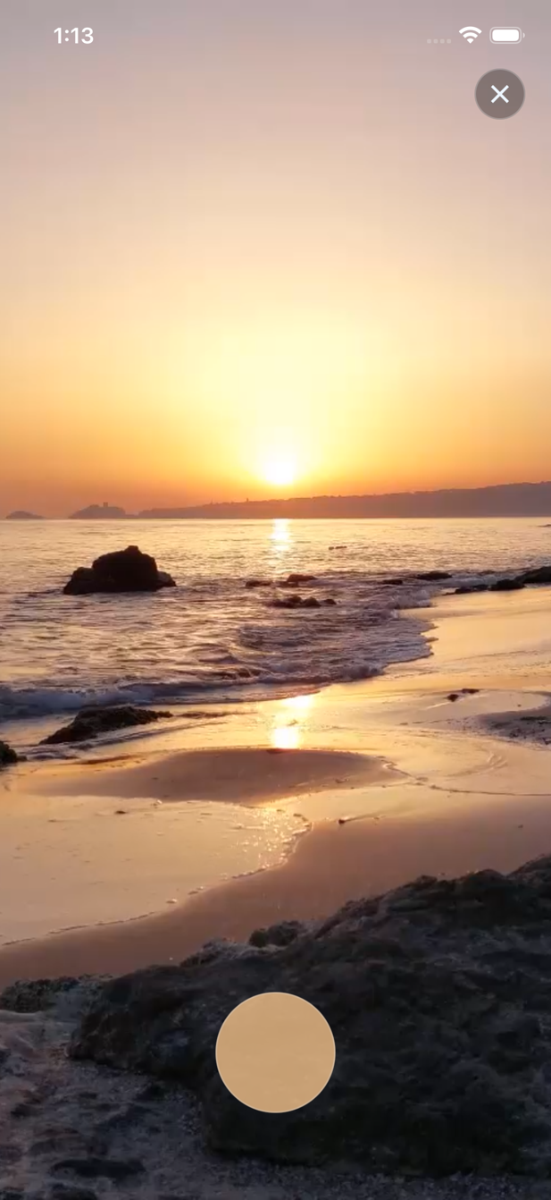 해변 배경 세션