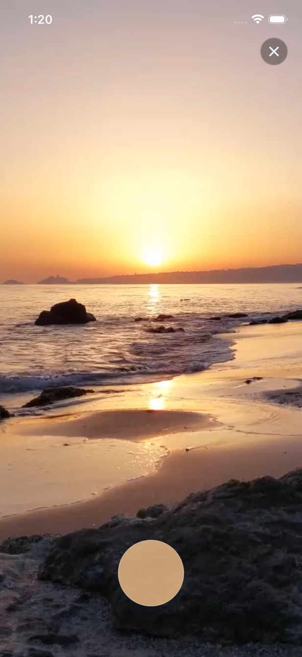 เซสชันพื้นหลังชายหาด